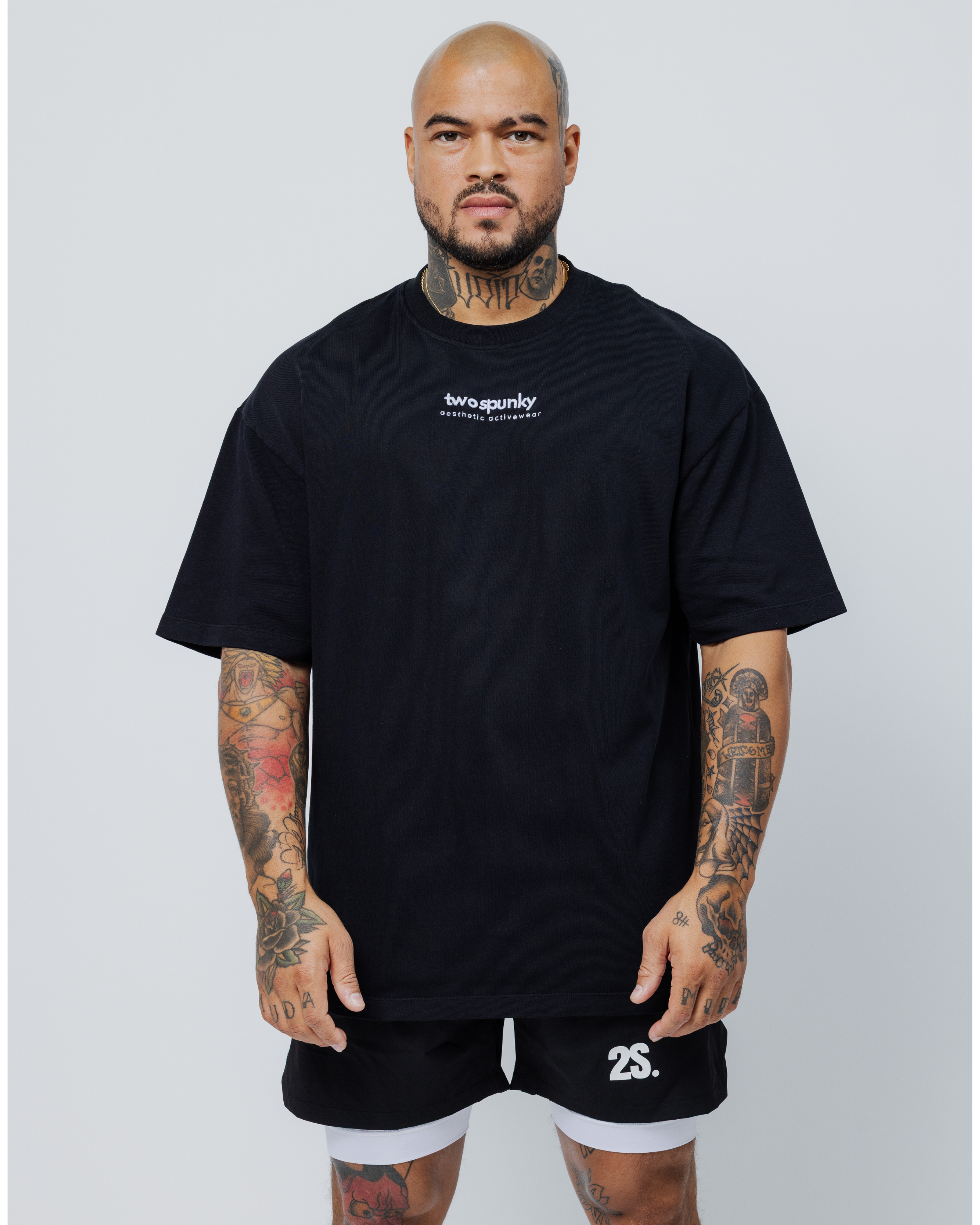 03/ Le T-Shirt Black. Two Spunky